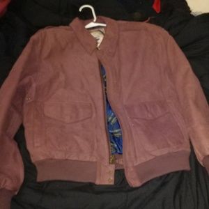 Red Suede leather jacket
